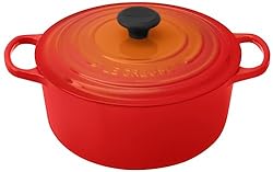 An orange Dutch oven.