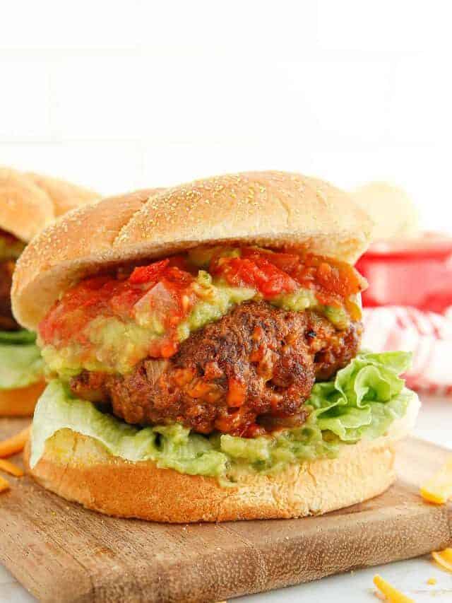 Air Fryer Taco Burgers Story