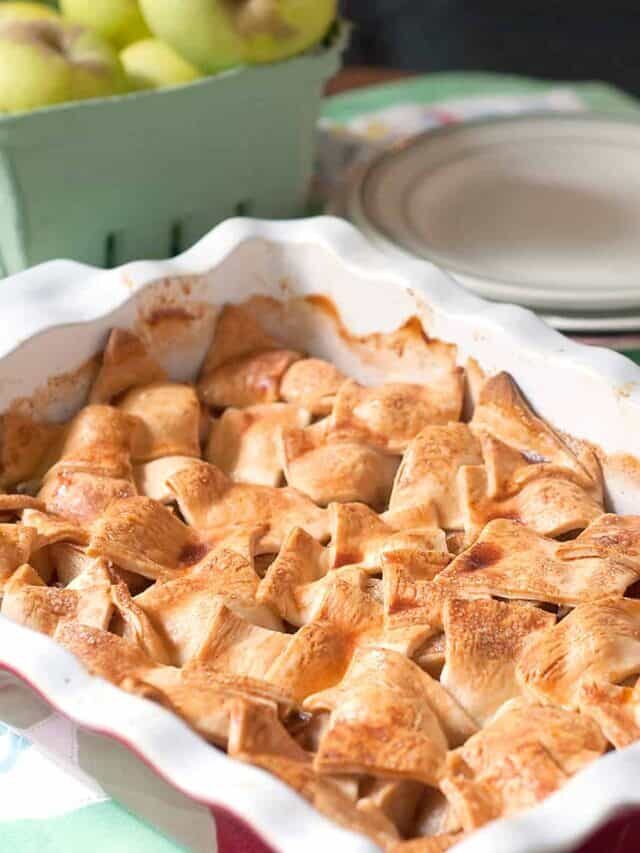 Apple Patchwork Cobbler