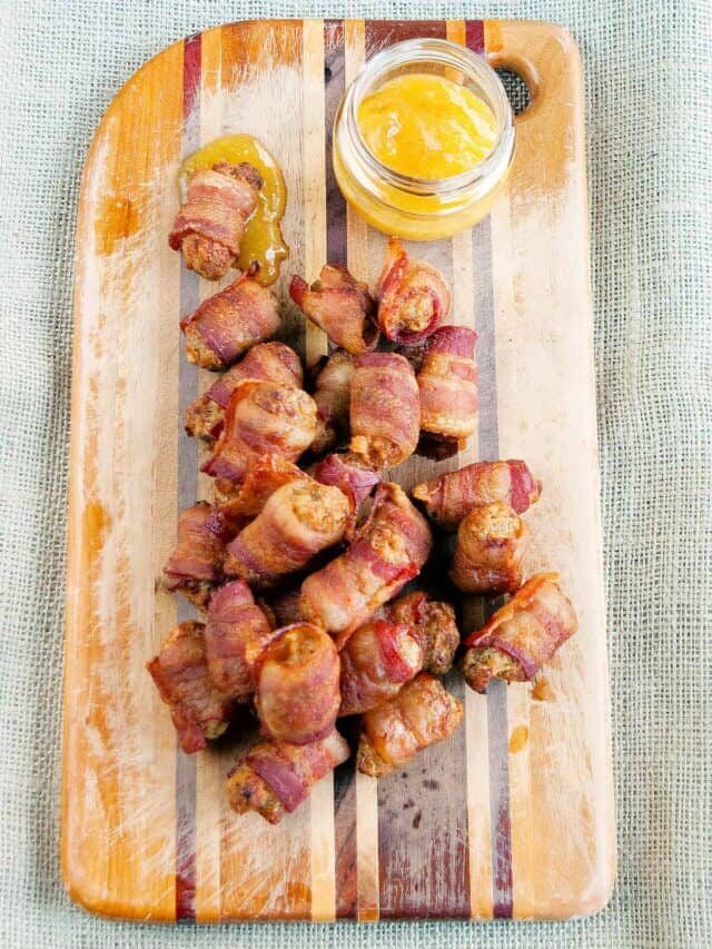 Bacon Wrapped Sausage Balls