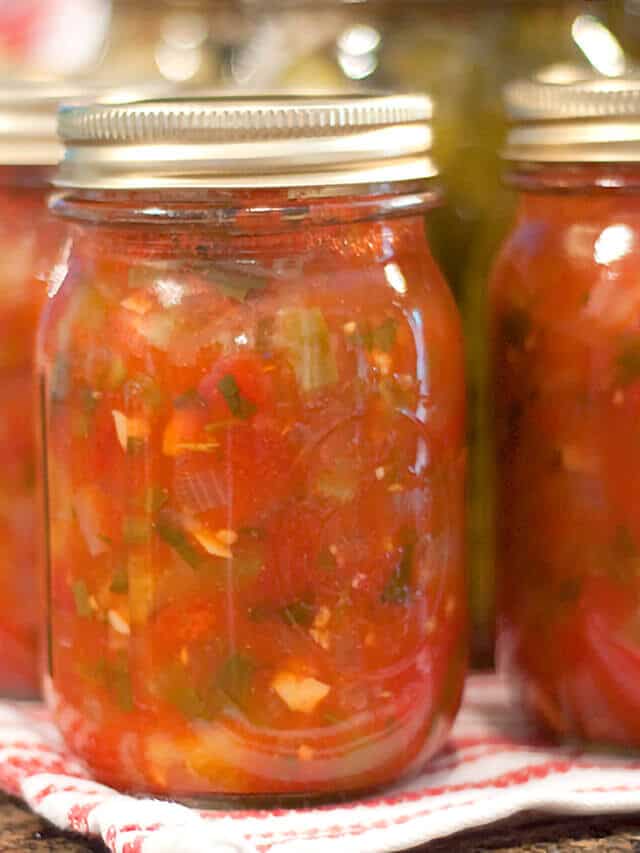 Easy Basic Salsa Canning