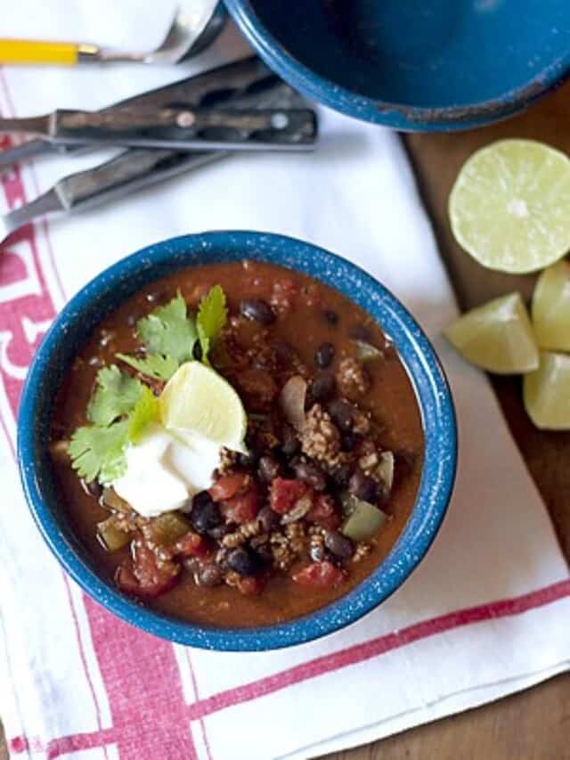 Black Bean Chili Story