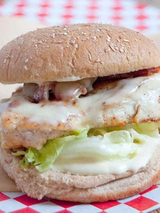 Easy Chicken Bacon and Swiss Sandwich Story