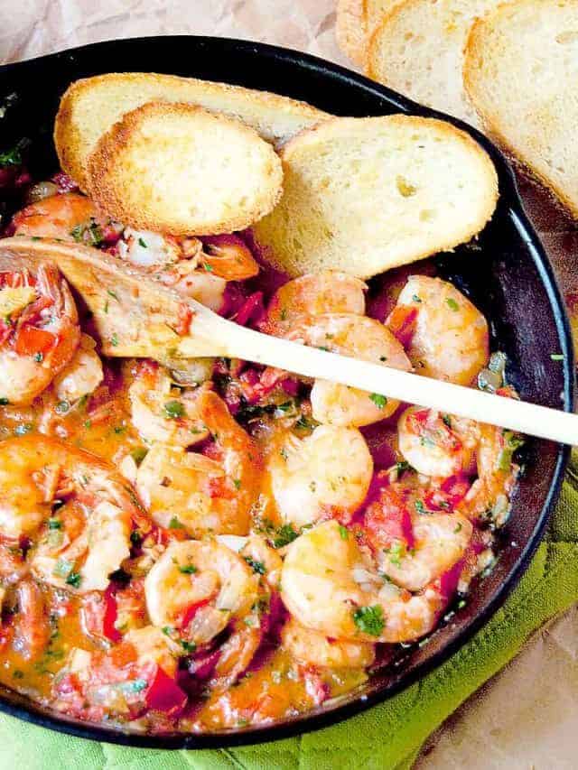 Cilantro Lime Shrimp Story