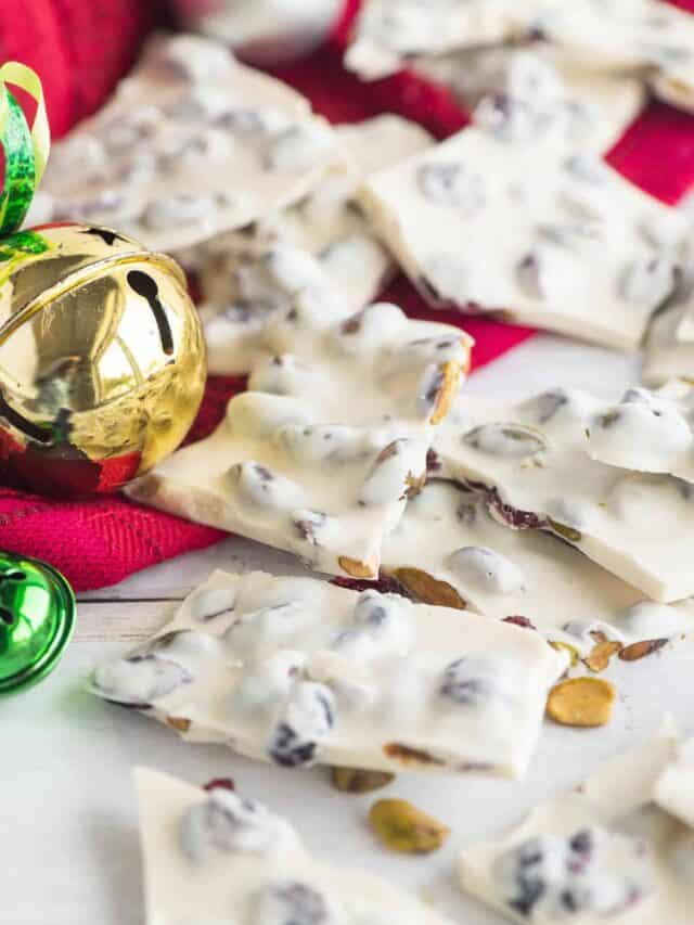 The Best Cranberry Pistachio White Chocolate Bark Story