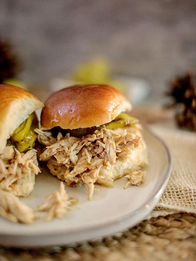 Crock Pot Mississippi Chicken Sliders Story