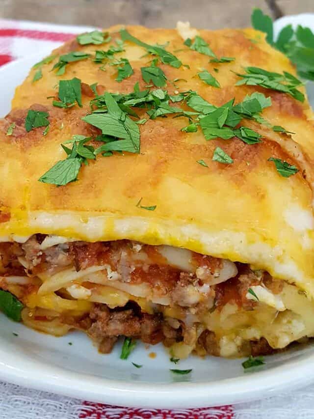 Amazing Egg Noodle Lasagna Story