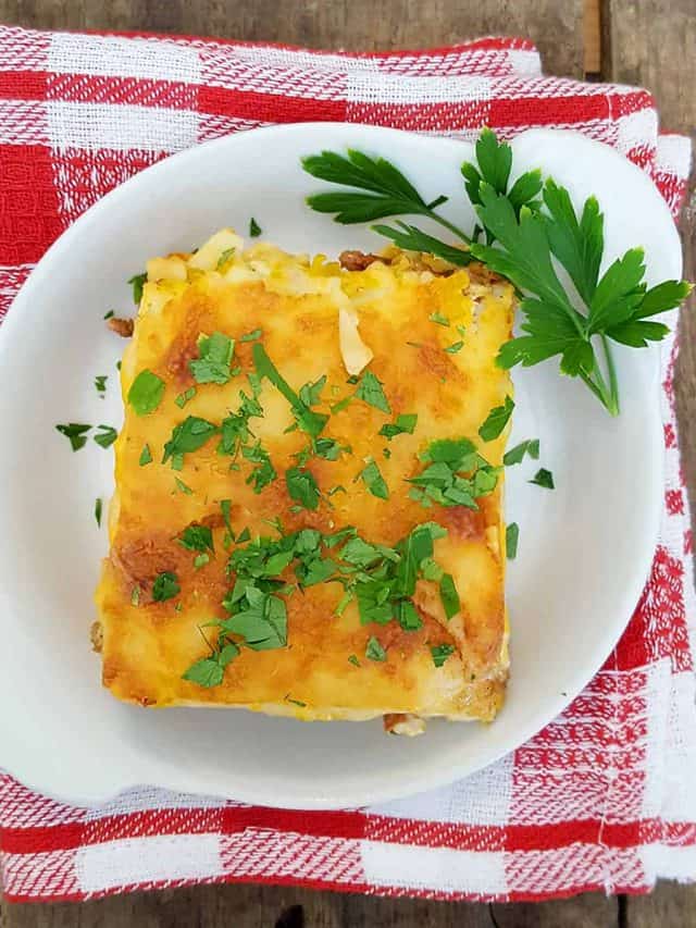 Egg Noodle Lasagna Story