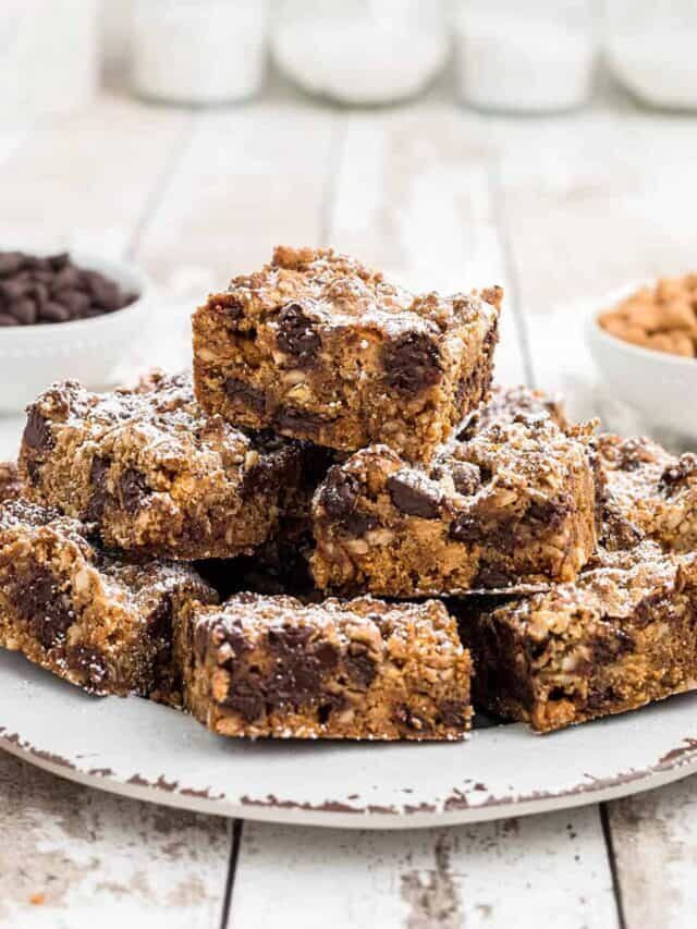 Graham Cracker Cookie Bars Story