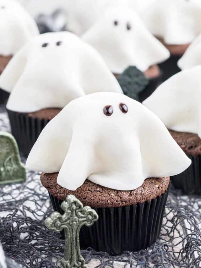 Halloween Ghost Cupcakes Story