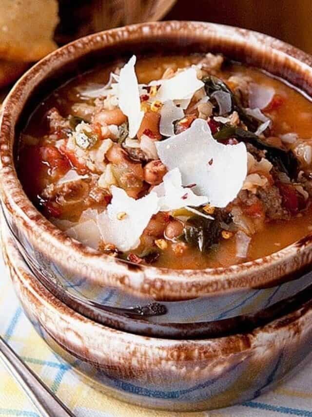 Black Eyed Peas and Greens Soup Story