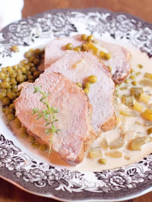 Pork Loin with Creamy Celery Sauce Story