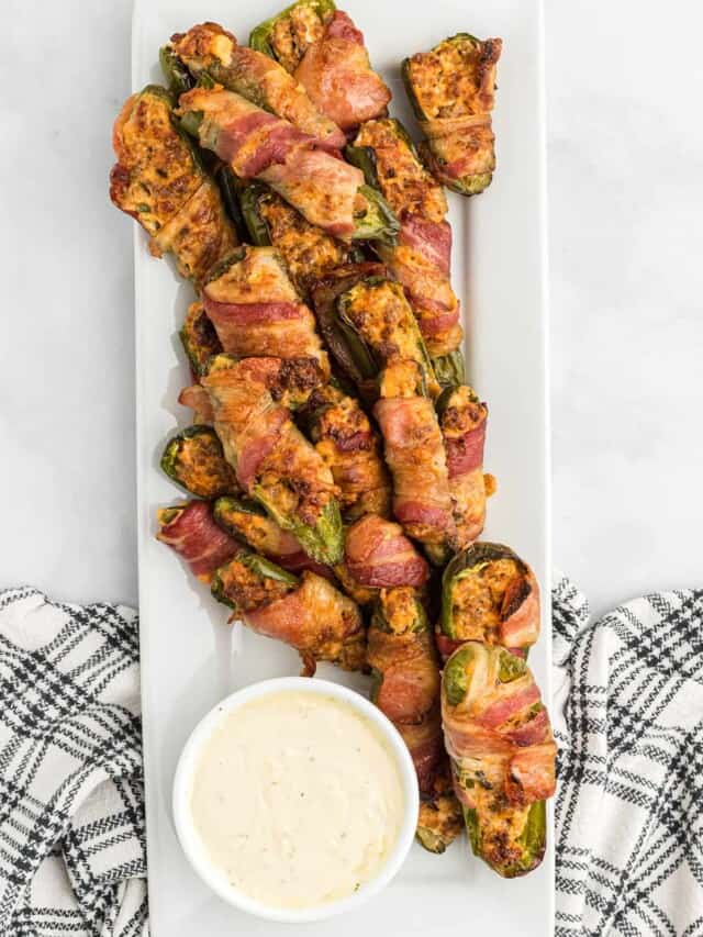 Sausage Stuffed Bacon Wrapped Jalapenos Story