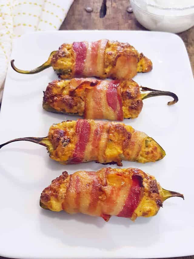 Sausage Stuffed Bacon Wrapped Jalapenos Story