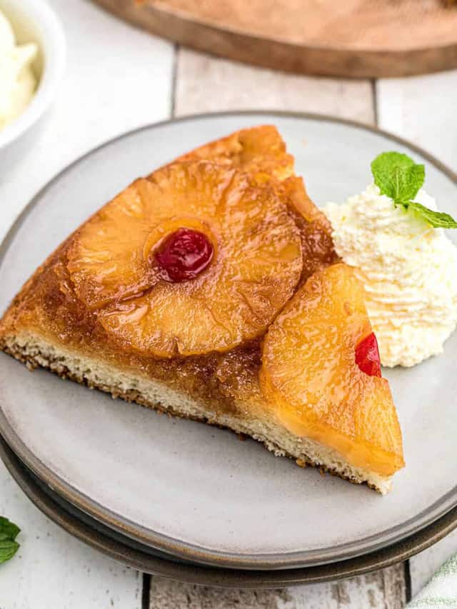 Skillet Pineapple Upside Down Cake Story