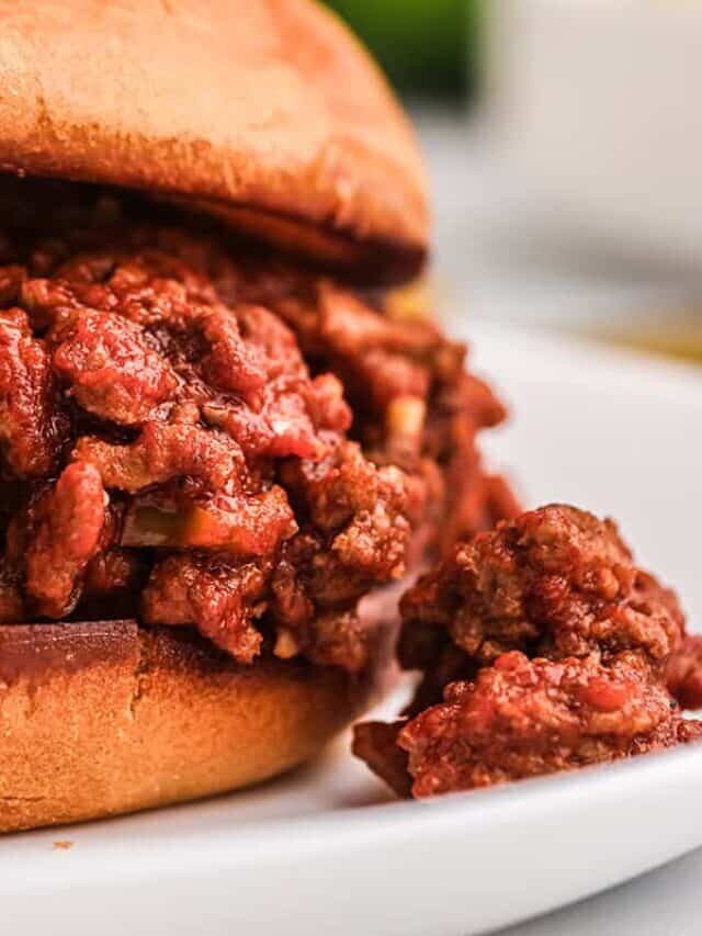 Homemade Sloppy Joes Back to School Dinner Story