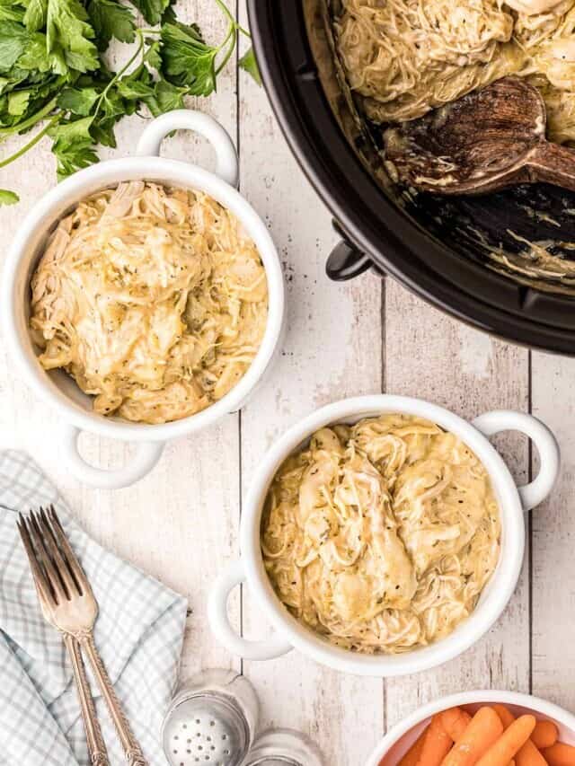 Slow Cooker Chicken and Dumplings Story