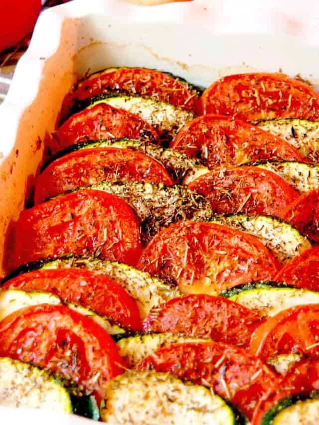 Tomato Zucchini Tian Story