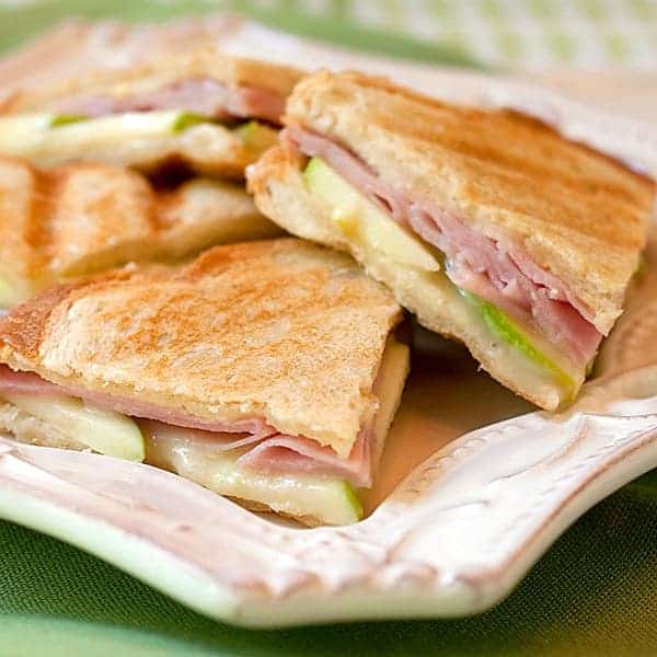 Ham Apple and Brie Panini