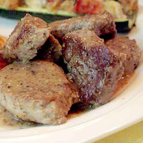 Pork Tenderloin with Mustard Sauce