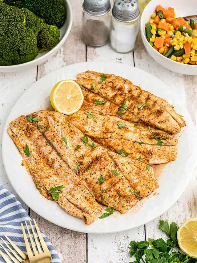 Simple Seasoned Grilled Fish