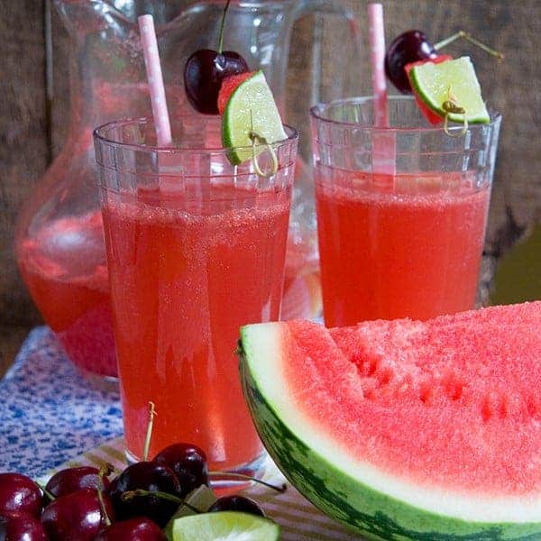 Watermelon Cherry Limeade