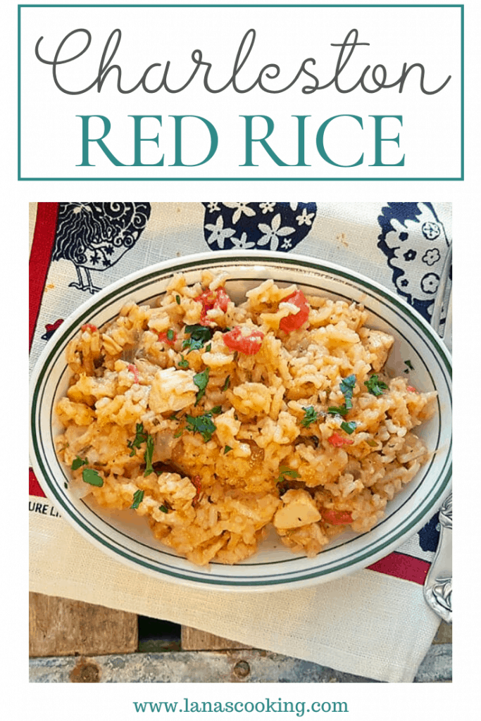 My Charleston Red Rice is a one-pot meal of rice, chicken, and tomatoes, based on the famous Charleston rice recipe. Low country cooking at its finest! https://www.lanascooking.com/red-rice/