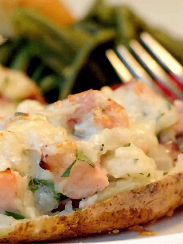 Ham and Cheese Stuffed Potatoes Story