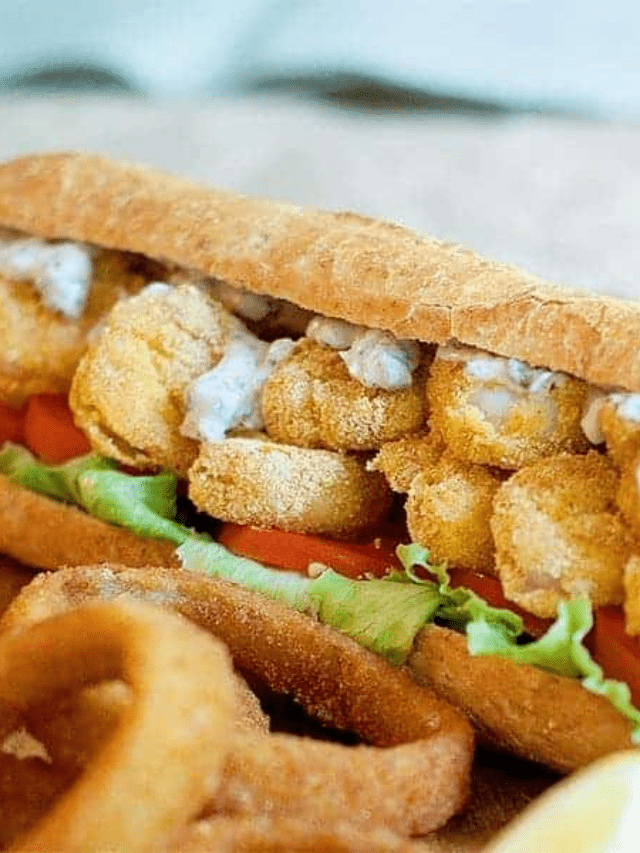 Oven Fried Shrimp Po’ Boy Story