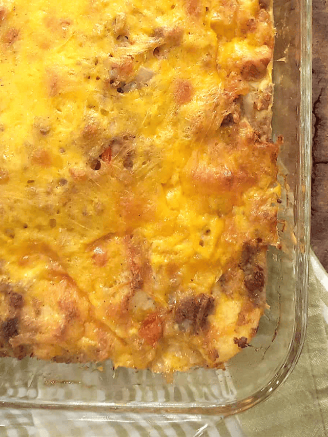 Overnight Sausage & Egg Casserole Story