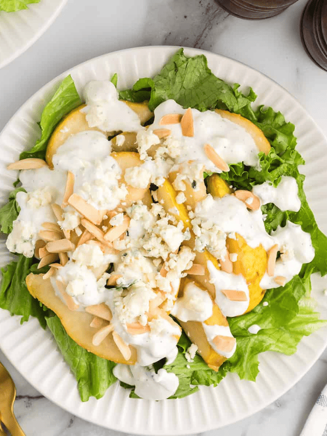 Pear and Blue Cheese Salad Story